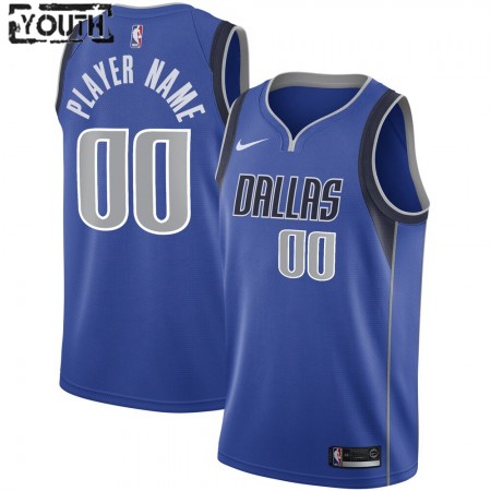 Maglia Dallas Mavericks Personalizzate 2020-21 Nike Icon Edition Swingman - Bambino